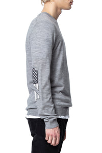 Pull Jeremy en soie - Gris Chine