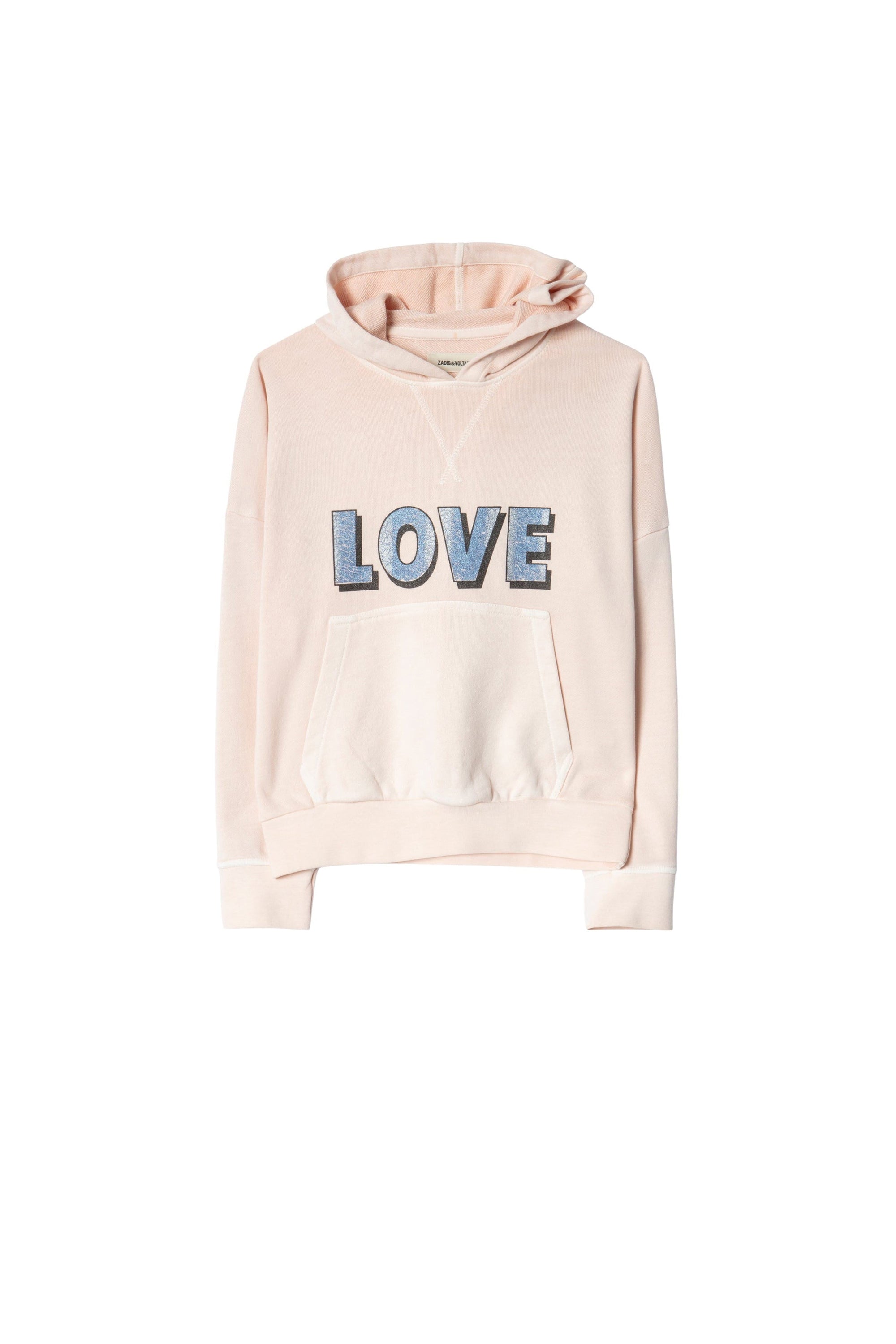 Sweat-shirt Lisy en laine - Rose