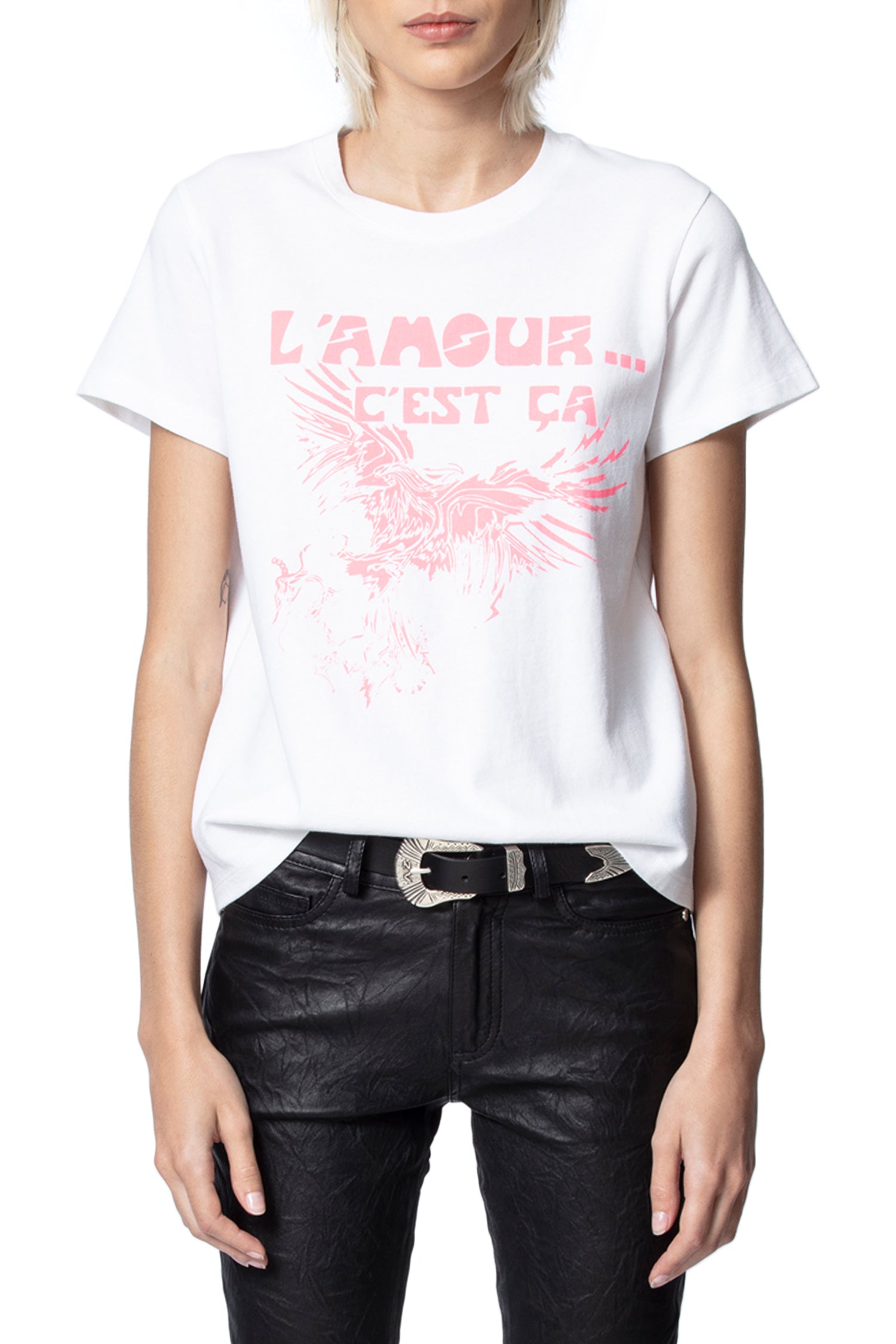 T-shirt Azedi Amour - Blanc
