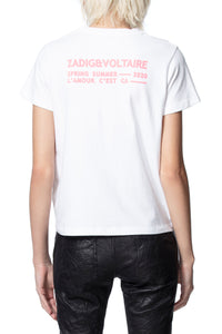 T-shirt Azedi Amour - Blanc
