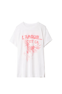 T-shirt Azedi Amour - Blanc
