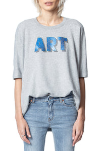 ZHORS CHINA GREY LINE PORTLAND 3D SWEAT MC