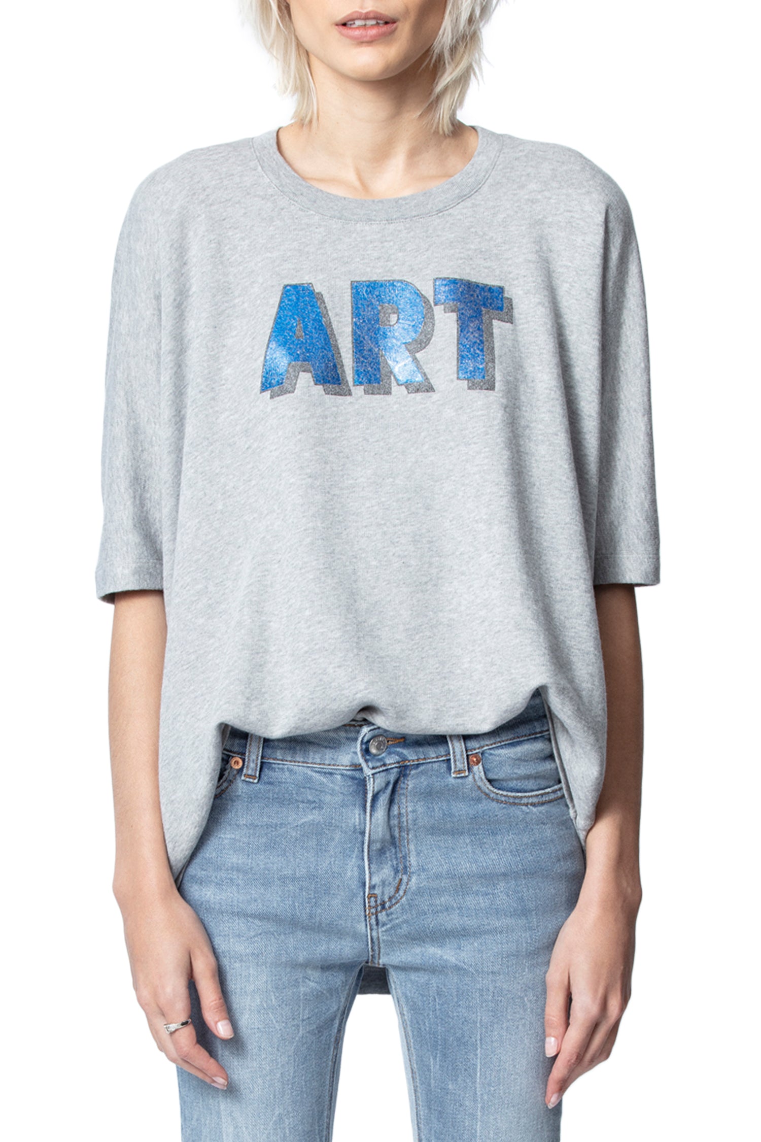 ZHORS CHINA GREY LINE PORTLAND 3D SWEAT MC