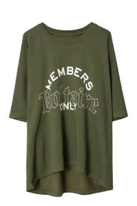 ZHORS LIGNE KAKI PORTLAND MEMBERS ONLY SWEAT MC