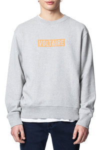 Sweat-shirt Simba Voltaire en cachemire - Gris Chine