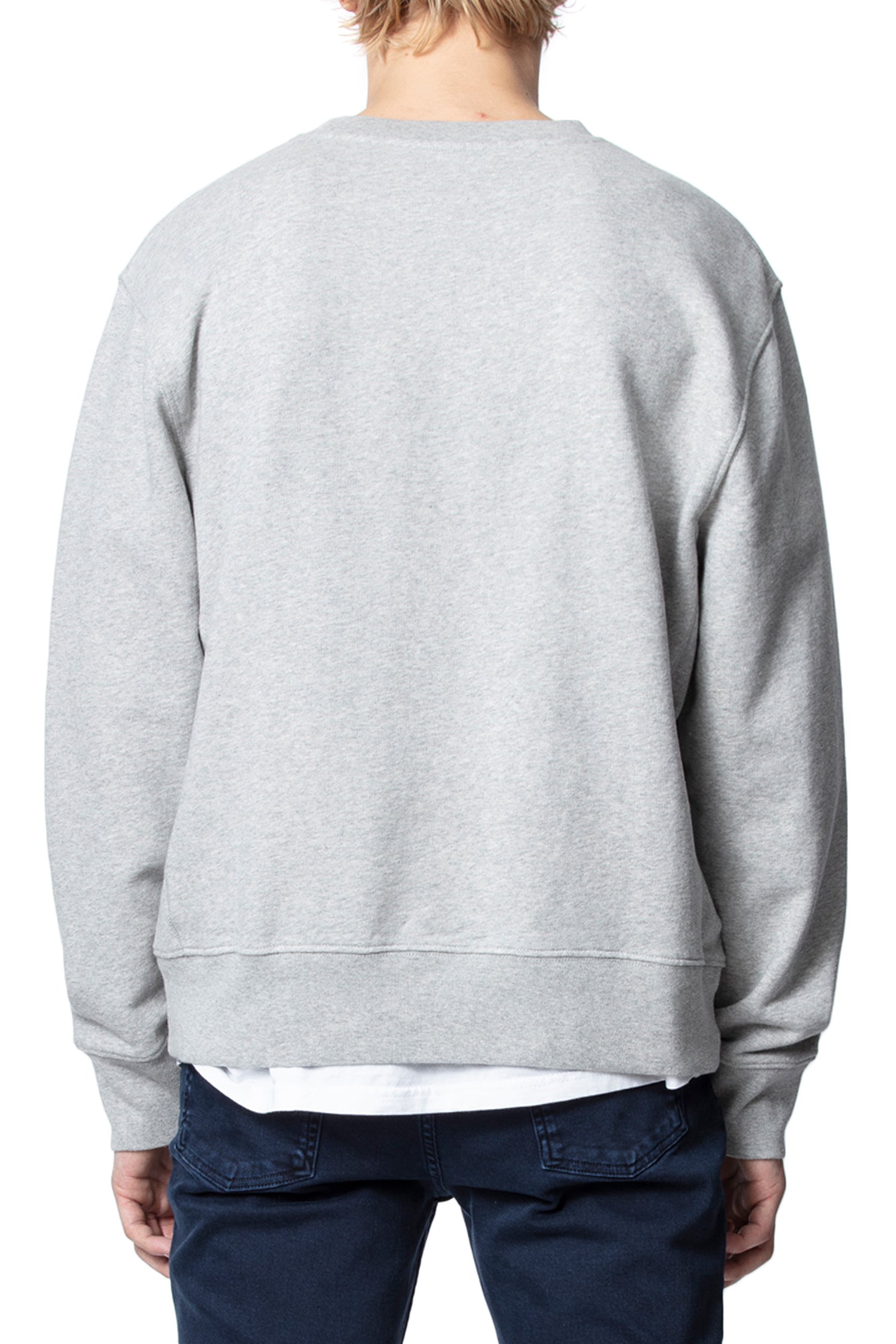 Sweat-shirt Simba Voltaire en cachemire - Gris Chine