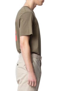 ZHORS LIGNE KAKI TED PIMA CO ARROW TEE-SHIRT PI