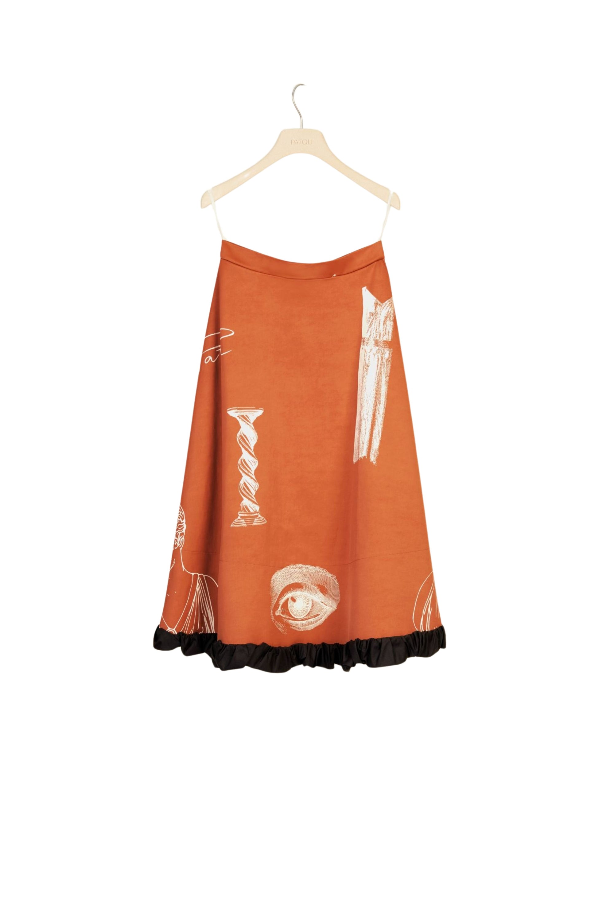 Printed midi skirt - Sienna