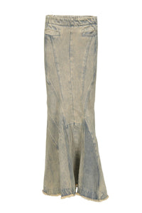 PRIX MARQUE : 390€_Grey Denim Jupe - Grey Denim