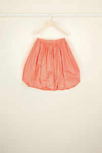 Ball skirt in faille - Tangerine