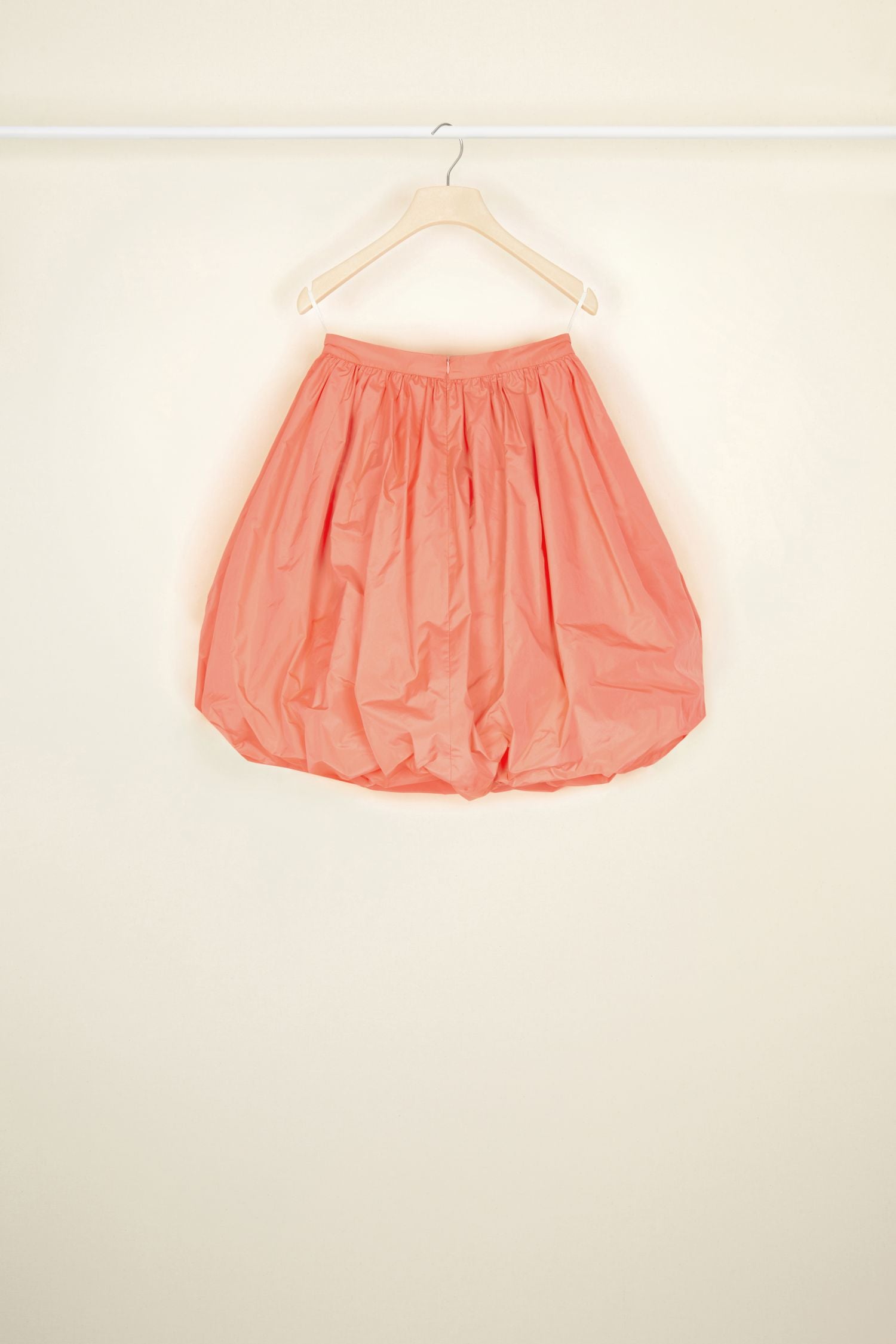 Ball skirt in faille - Tangerine