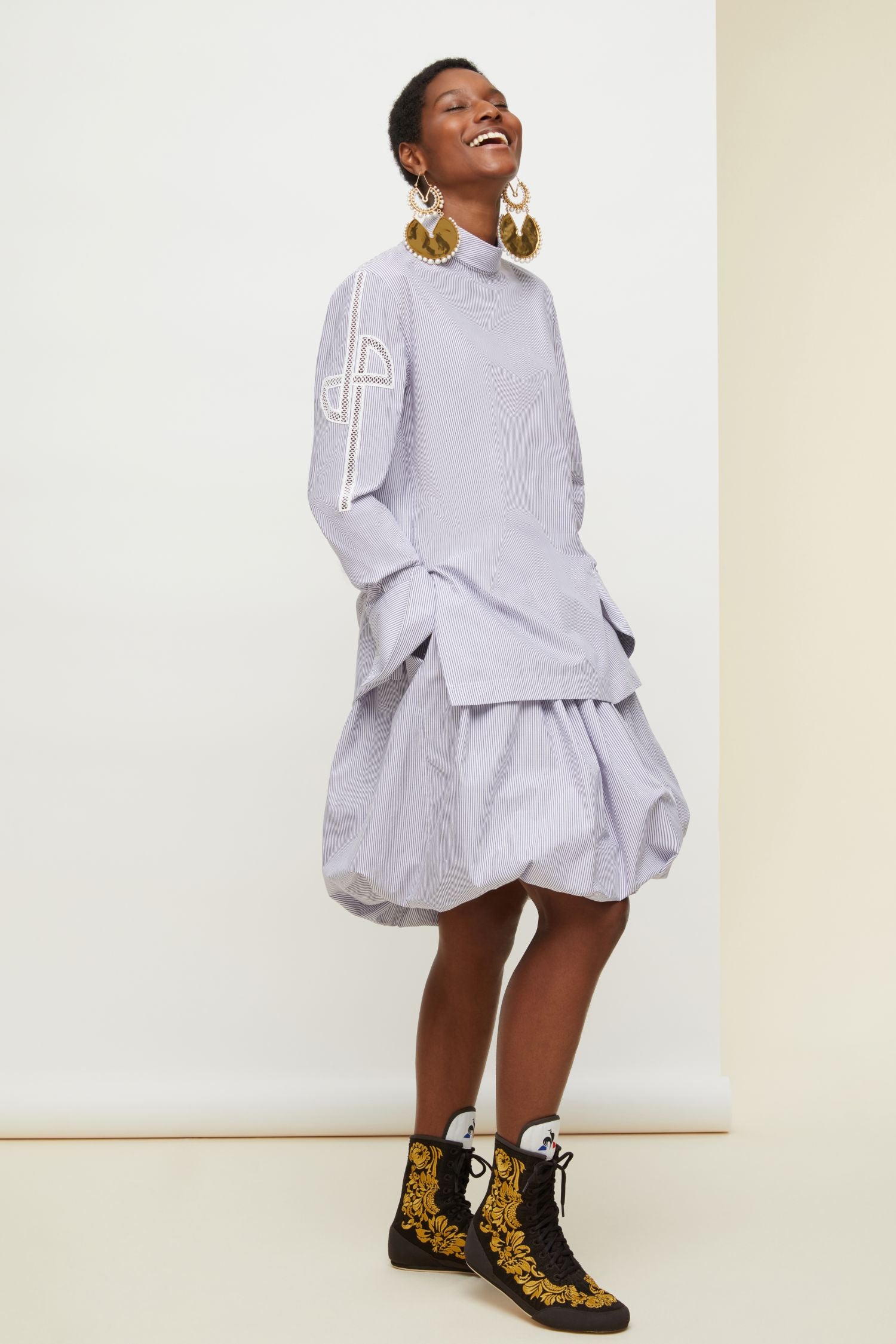Cotton bubble skirt - Biarritz