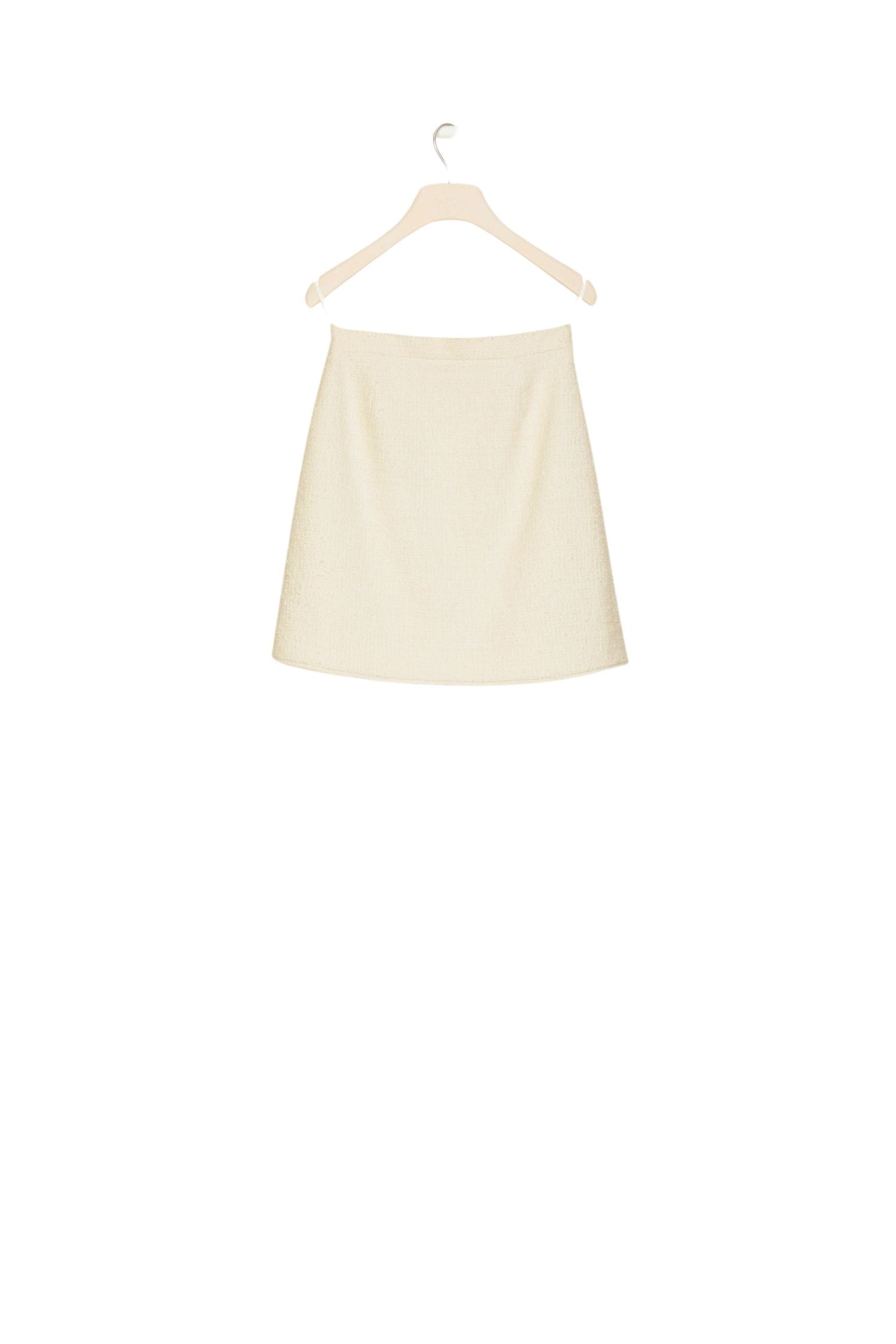 Short tweed skirt - Sand