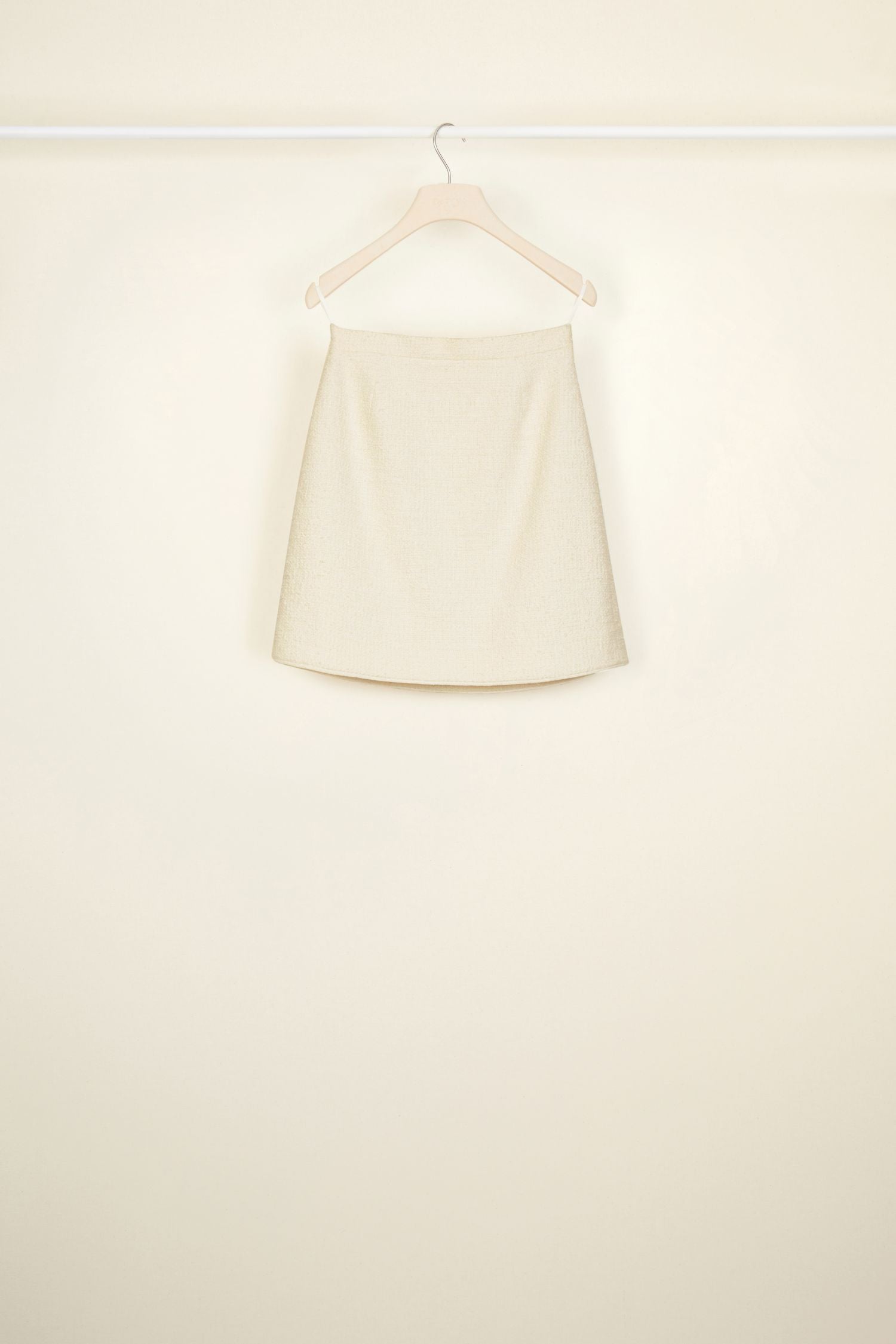 Short tweed skirt - Sable