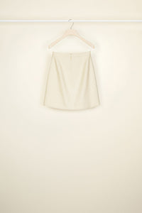 Short tweed skirt - Sable