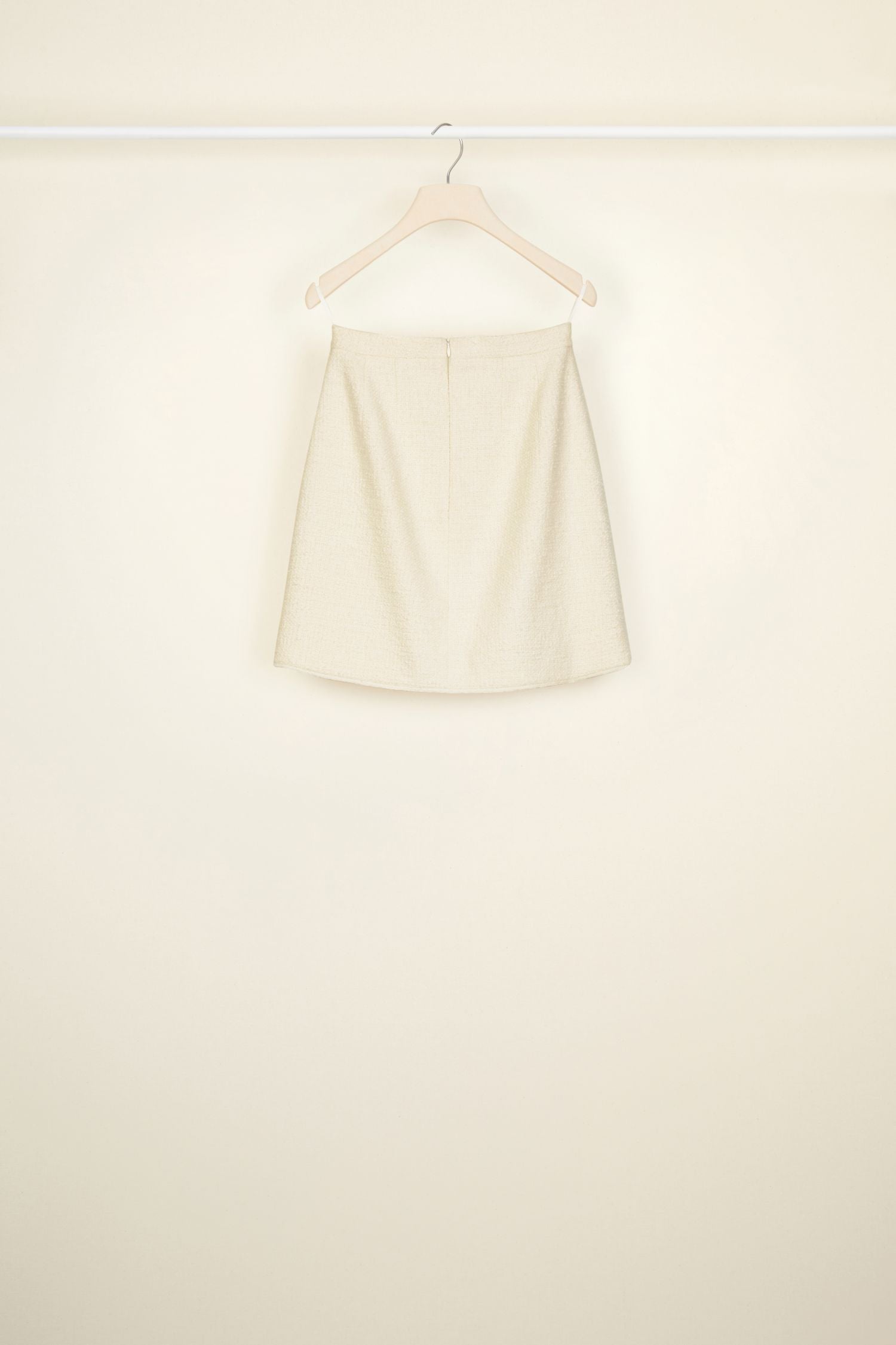 Short tweed skirt - Sable