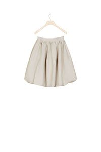 Cotton bubble skirt - Ash grey