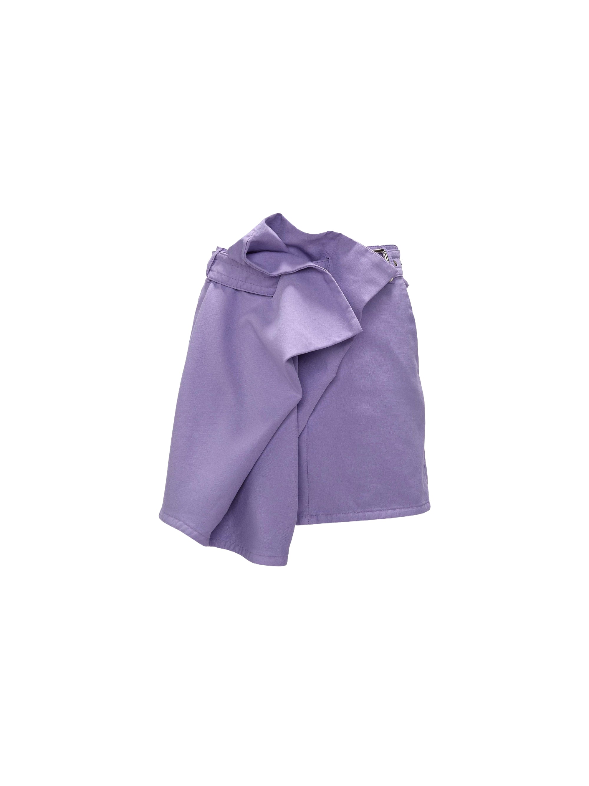 Jupe courte ceinturée - Purple