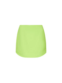 Mini-Jupe À Ourlets Arrondis - Lime