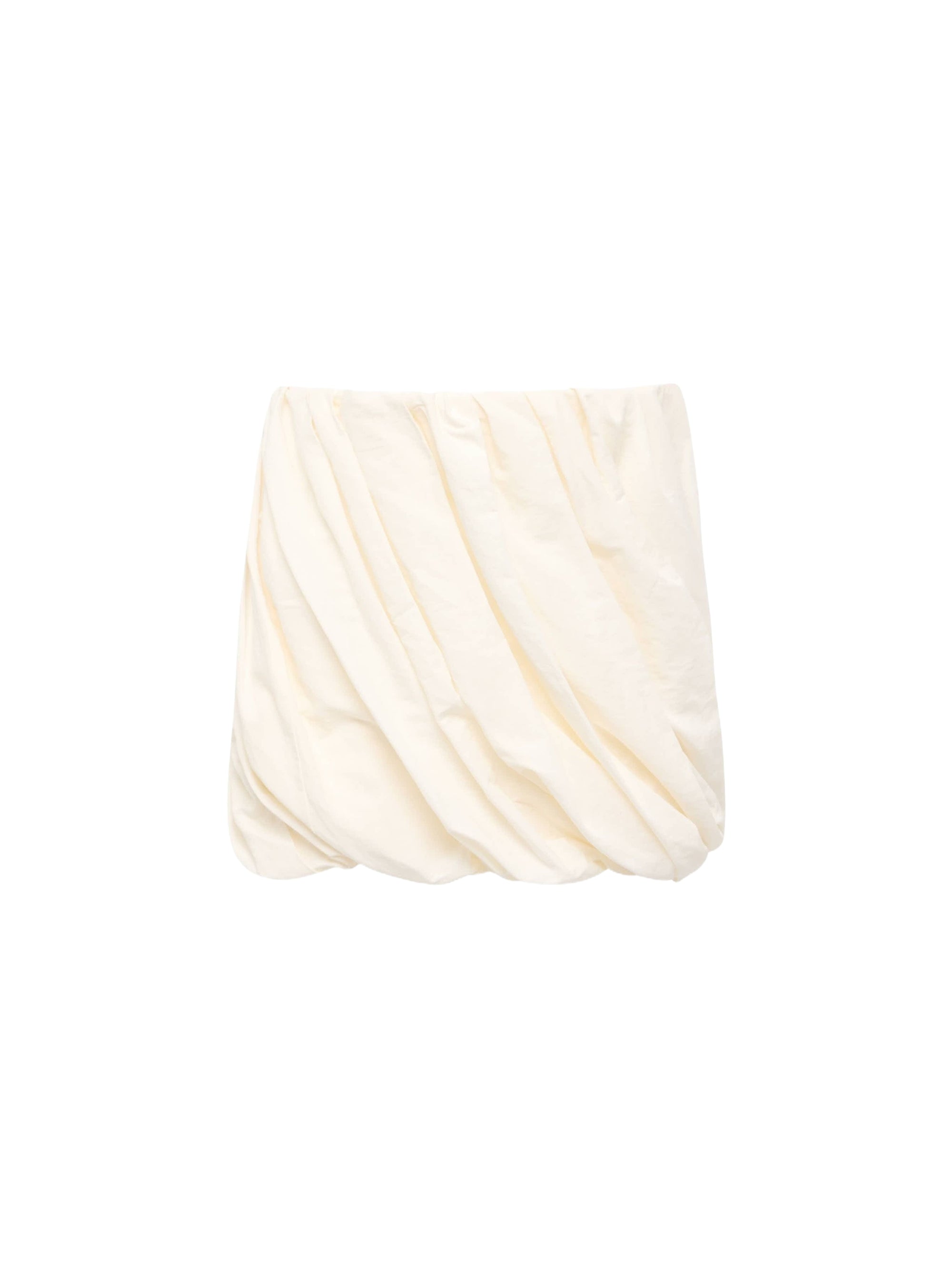 Jupe À Ourlets Roule - Ivory