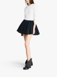 Jupe-Short Froncée - Black