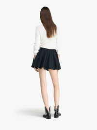 Jupe-Short Froncée - Black