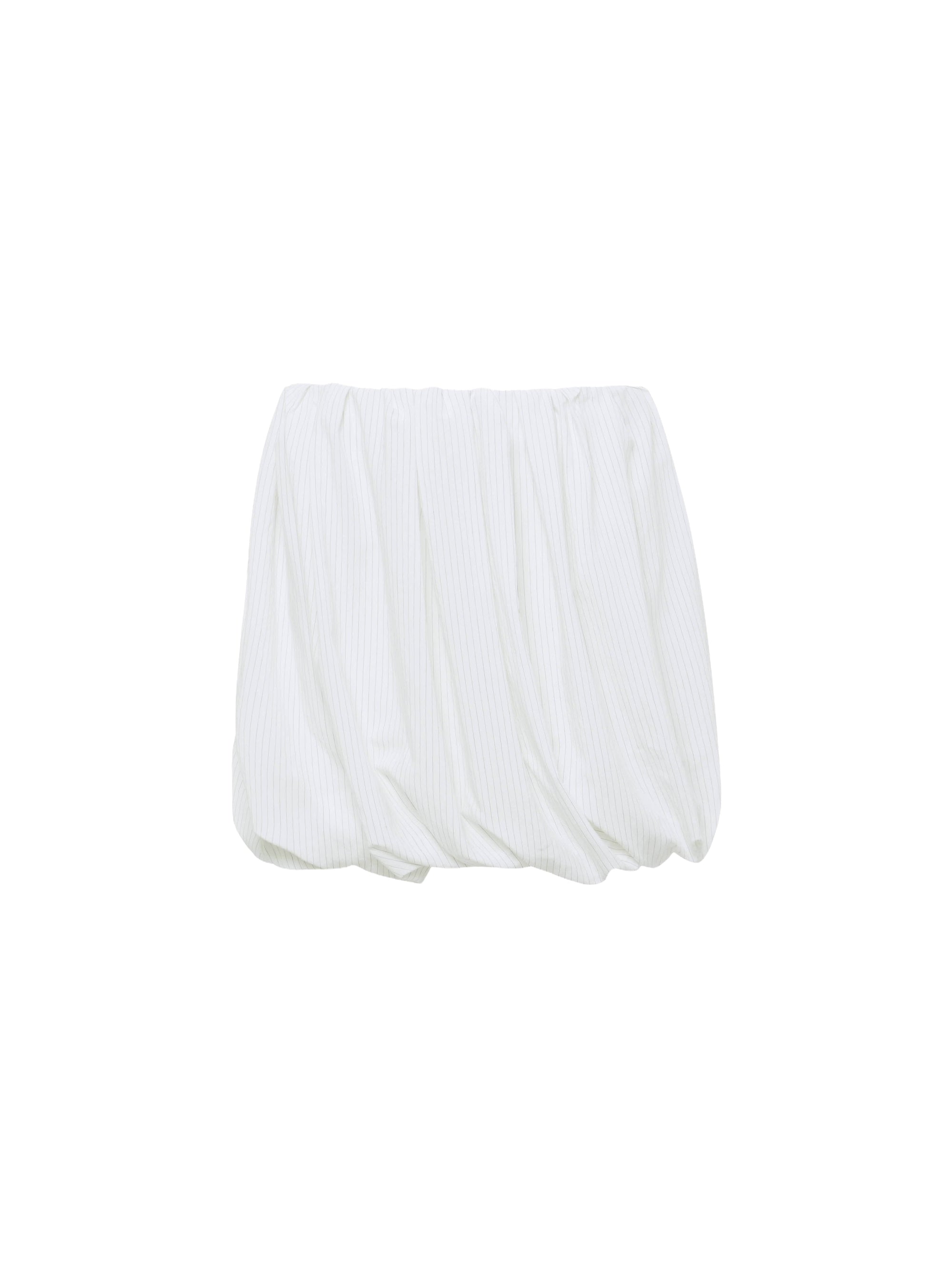 Jupe courte taille haute - Off White & Grey