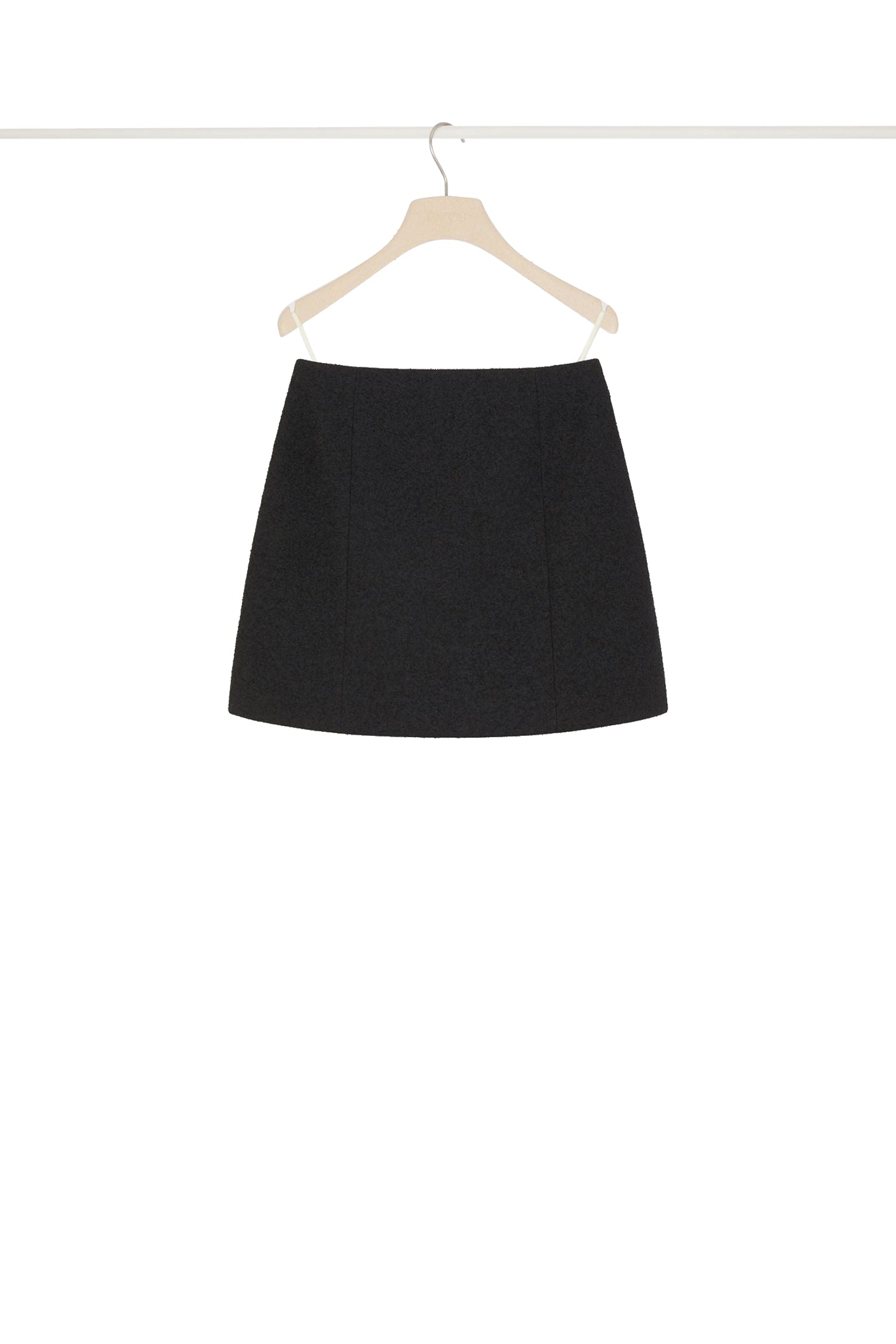 Jupe courte en tweed stretch