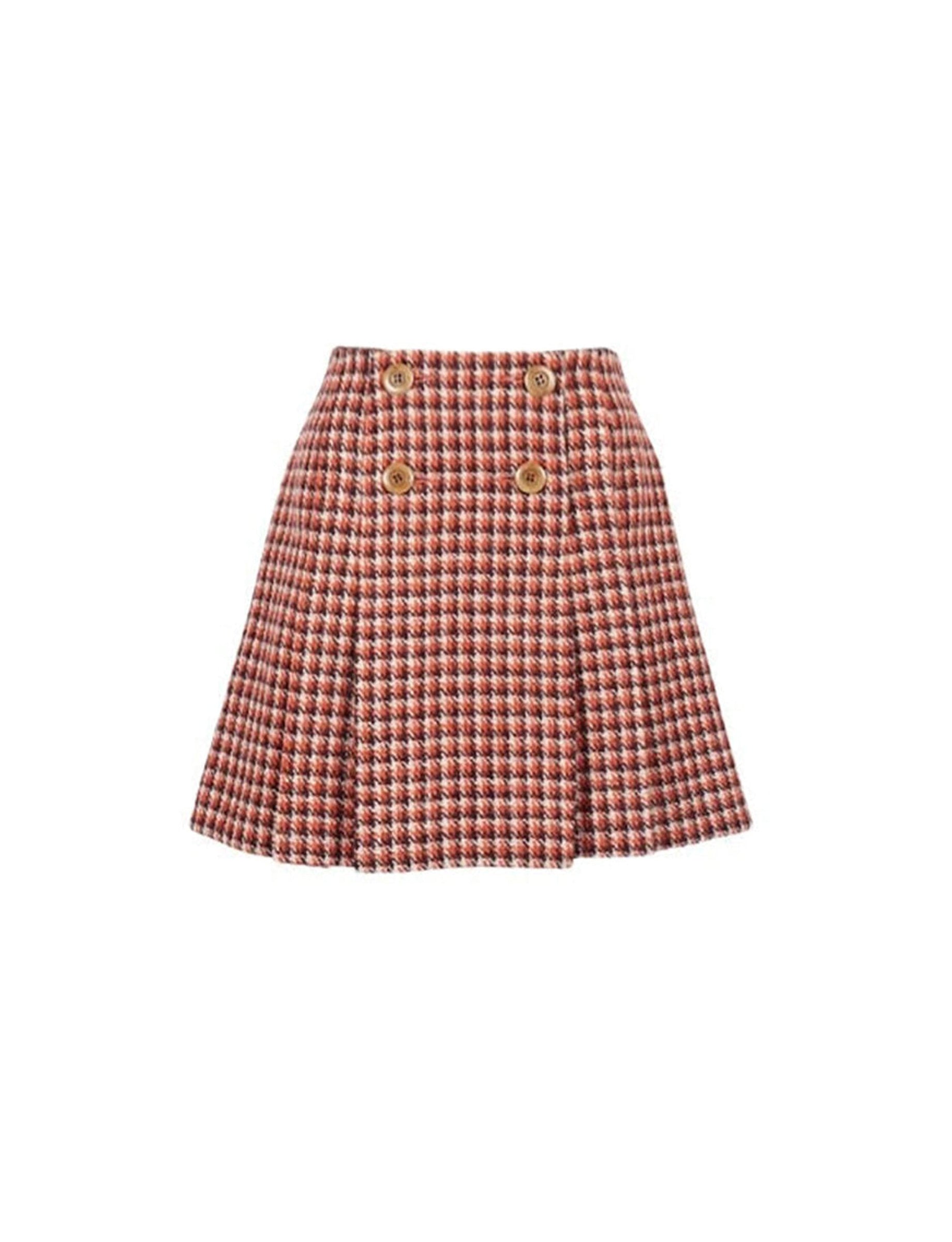 1qty RELIQUAT 75€ 0%  / Jupe Grace en laine - Rust