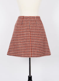 1qty RELIQUAT 75€ 0%  / Jupe Grace en laine - Rust