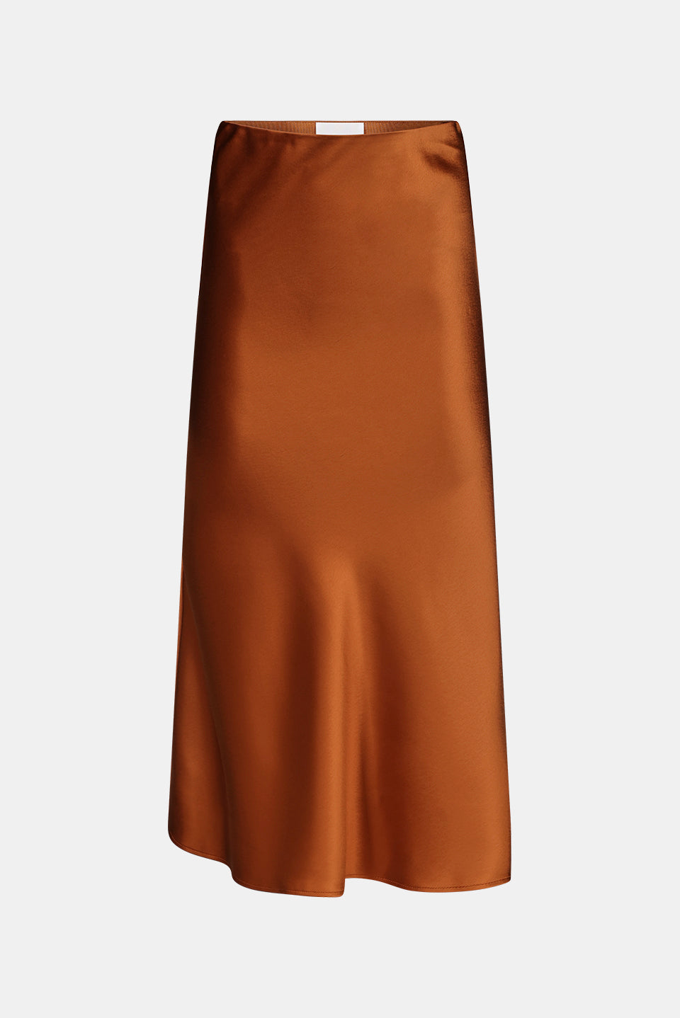 Jupe Valletta en satin - Brandy