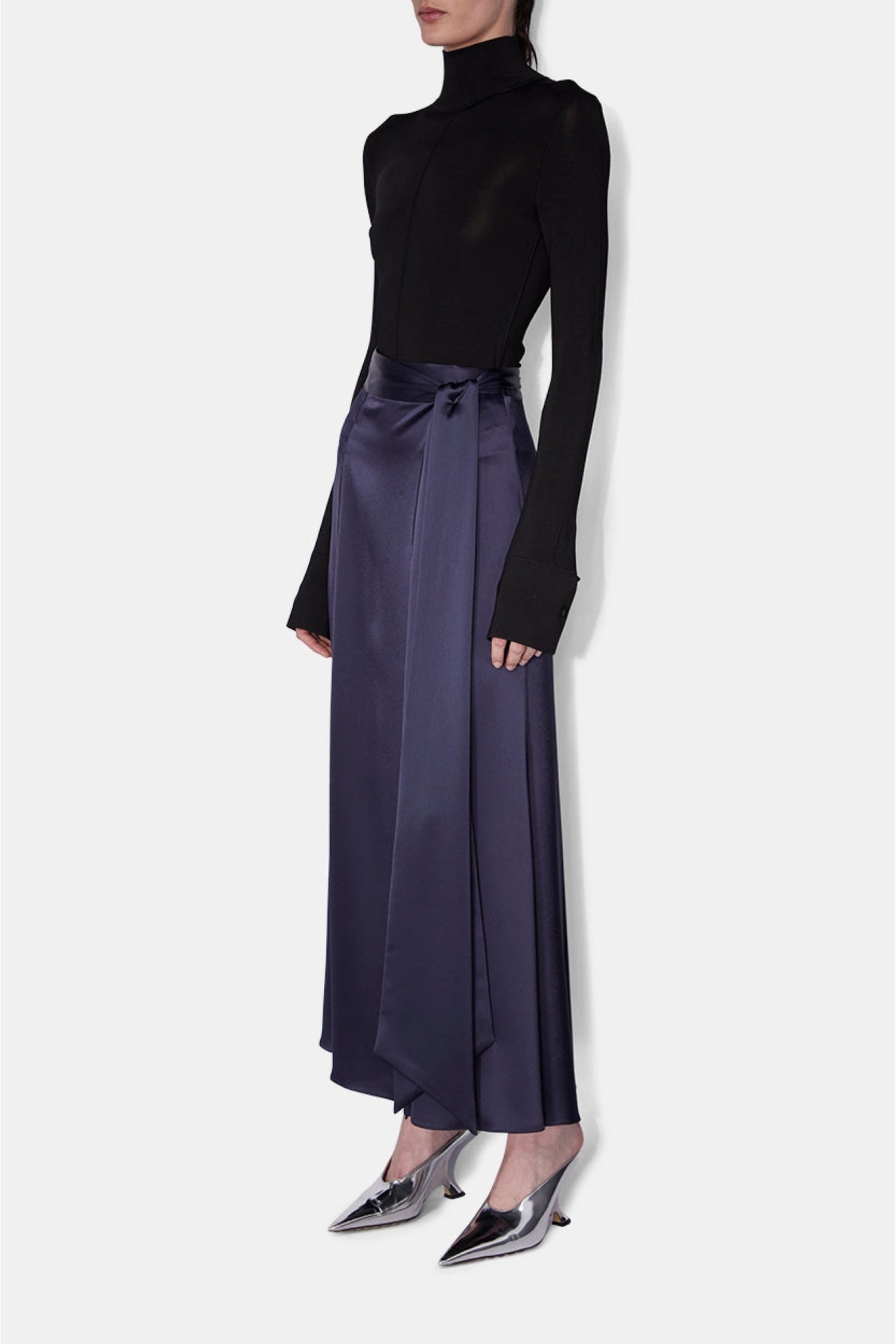 Jupe portefeuille Erika Ballet - Midnight