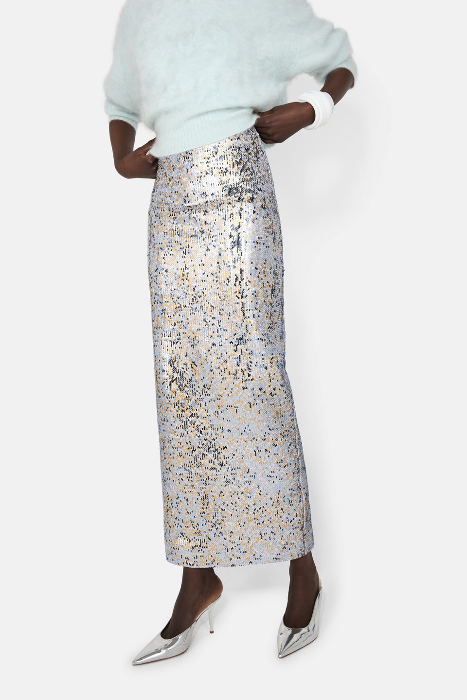 Diffusion Skirt - Silver & Gold