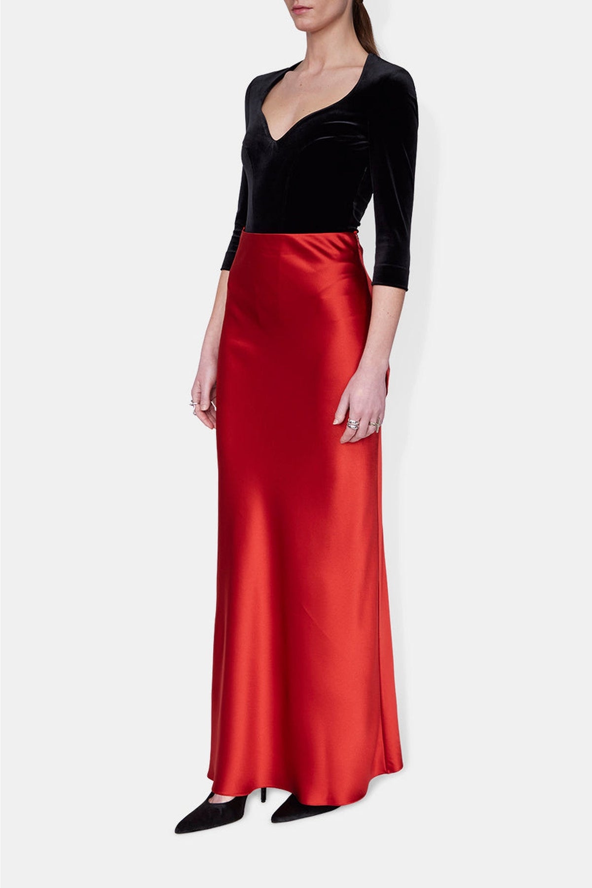 Valletta Skirt - Oxblood