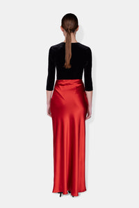 Valletta Skirt - Oxblood