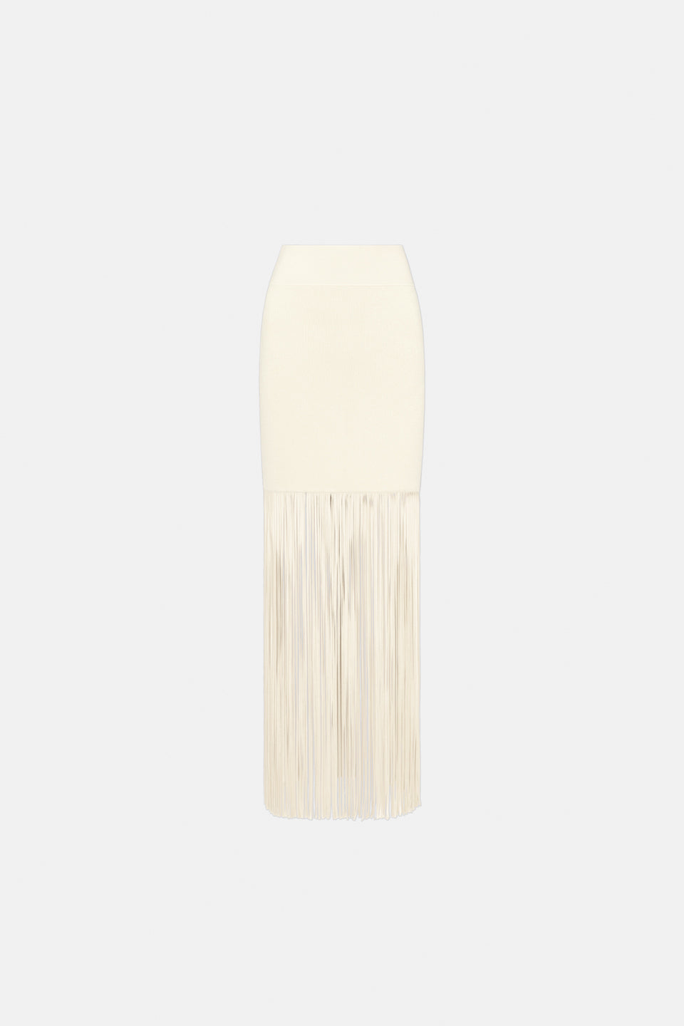 Jupe Nyx à franges - Creme
