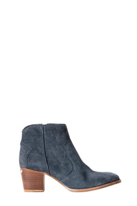 Molly Suede leather ankle boots - Navy