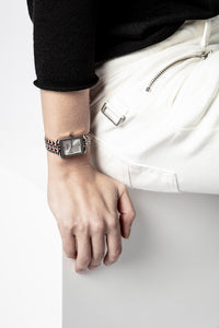 ZHORS LIGNE ACIER montre timeline silver taille