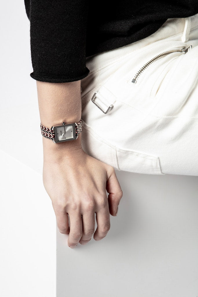 ZHORS LIGNE ACIER montre timeline silver taille