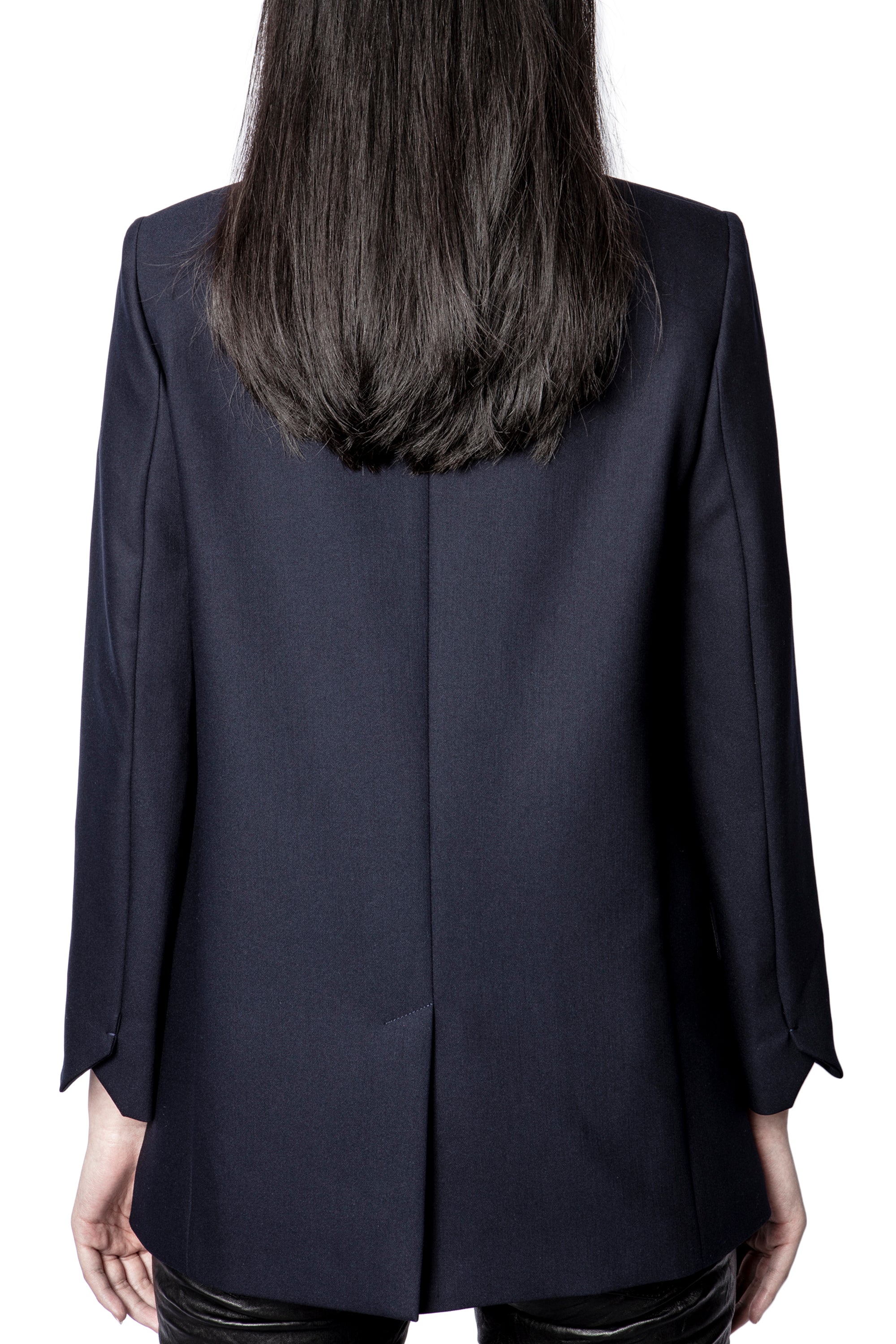 Veste Viva Strass Flower - Encre