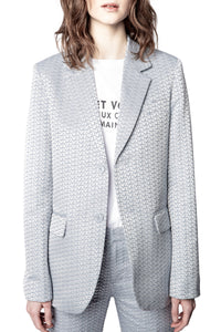 Veste Vanille Jac à logo " ZV" - Nuage
