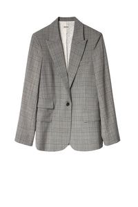 Veste Venus Car en laine - Gris