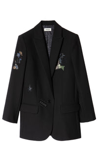ZHORS LIGNE NOIR VIVA MULTISTRASS VESTE