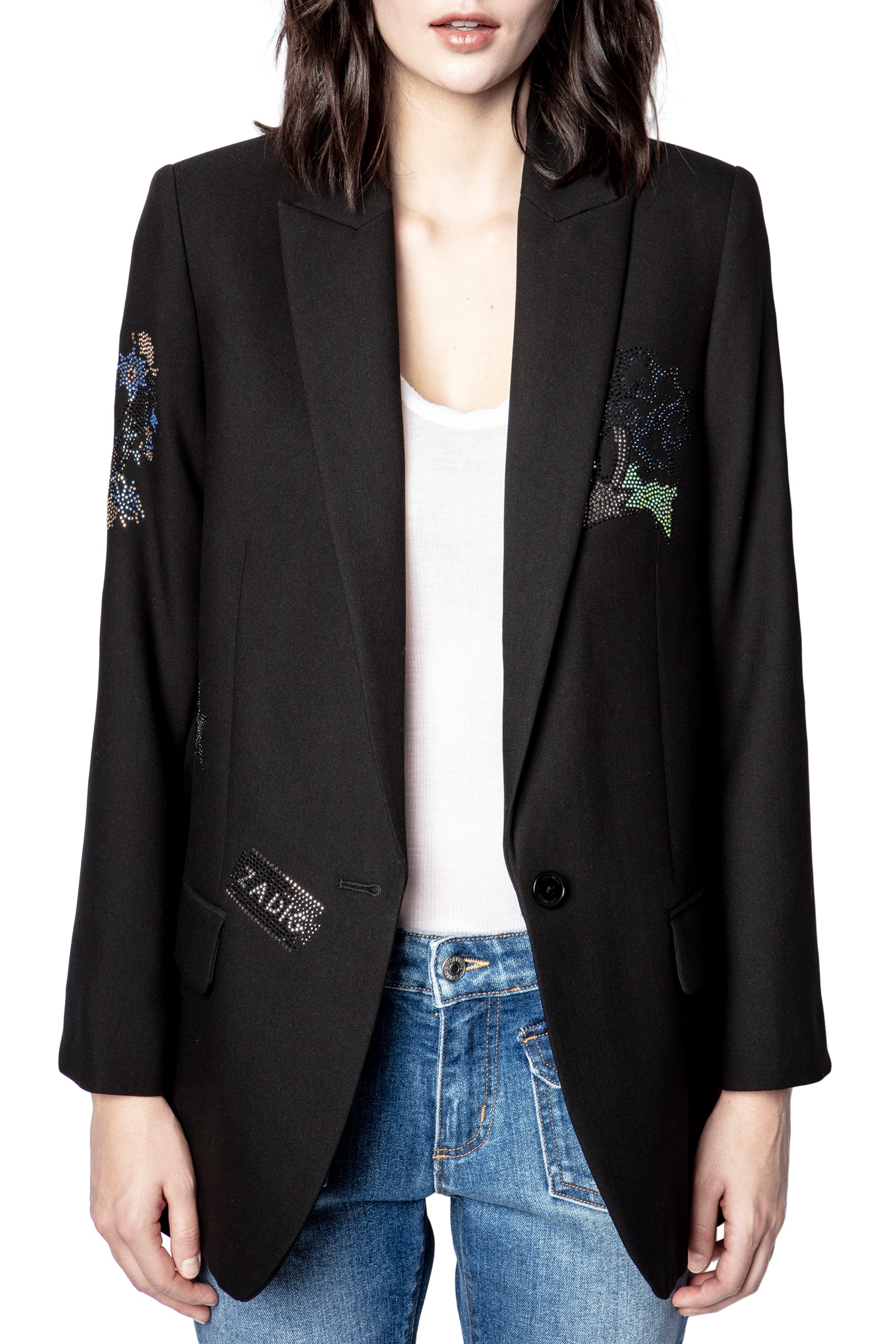 ZHORS LIGNE NOIR VIVA MULTISTRASS VESTE