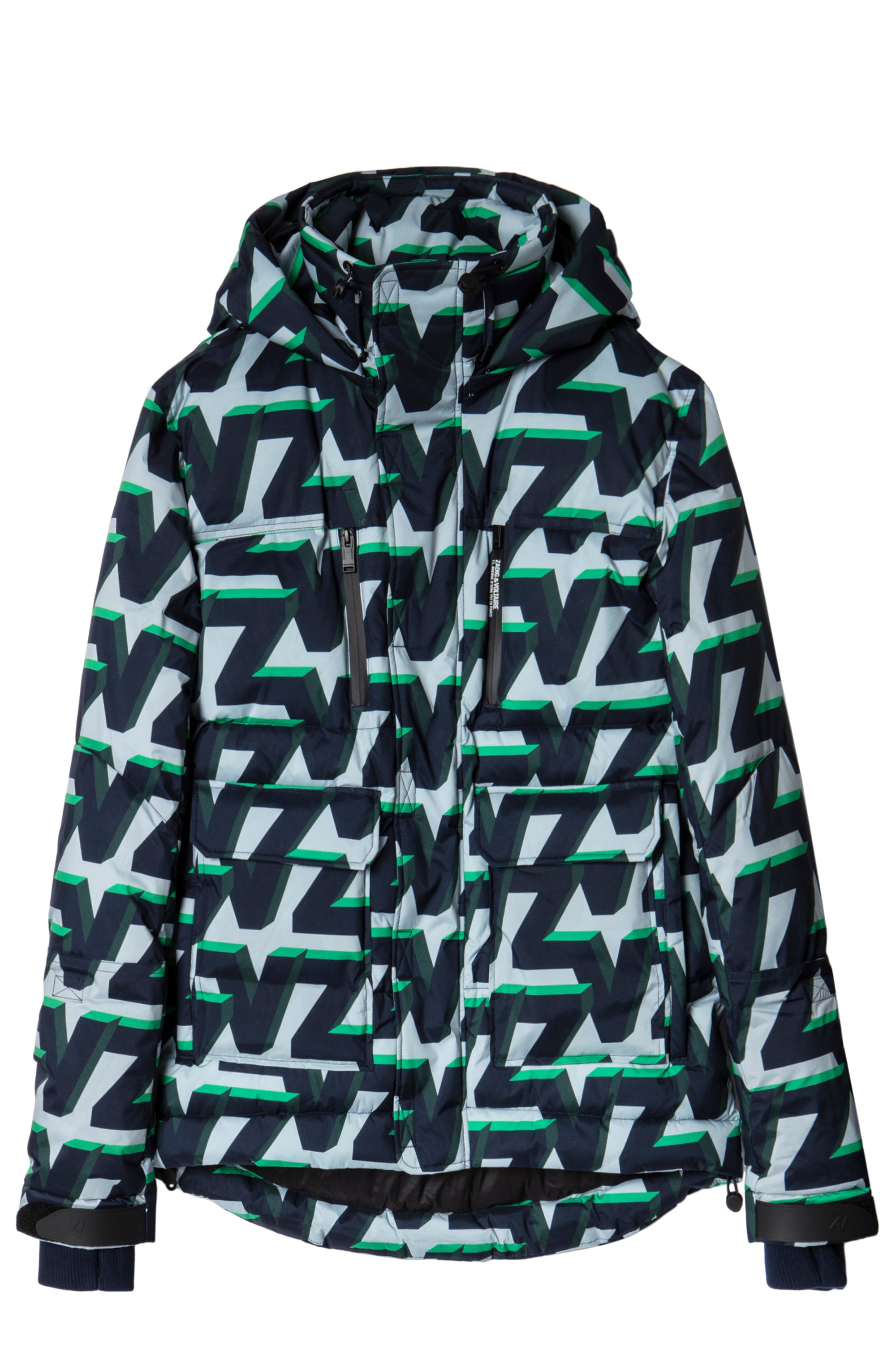 ZHORS LIGNE DARK SHADOW BEYNE LIGHT PRINT ZV BLOUSON