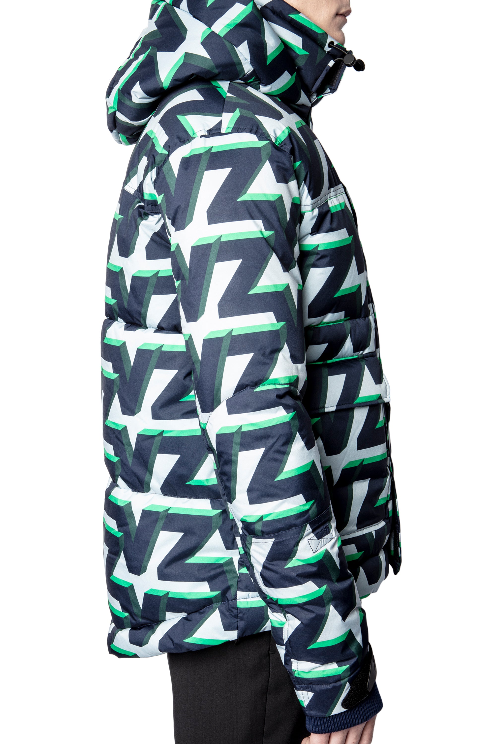 ZHORS LIGNE DARK SHADOW BEYNE LIGHT PRINT ZV BLOUSON