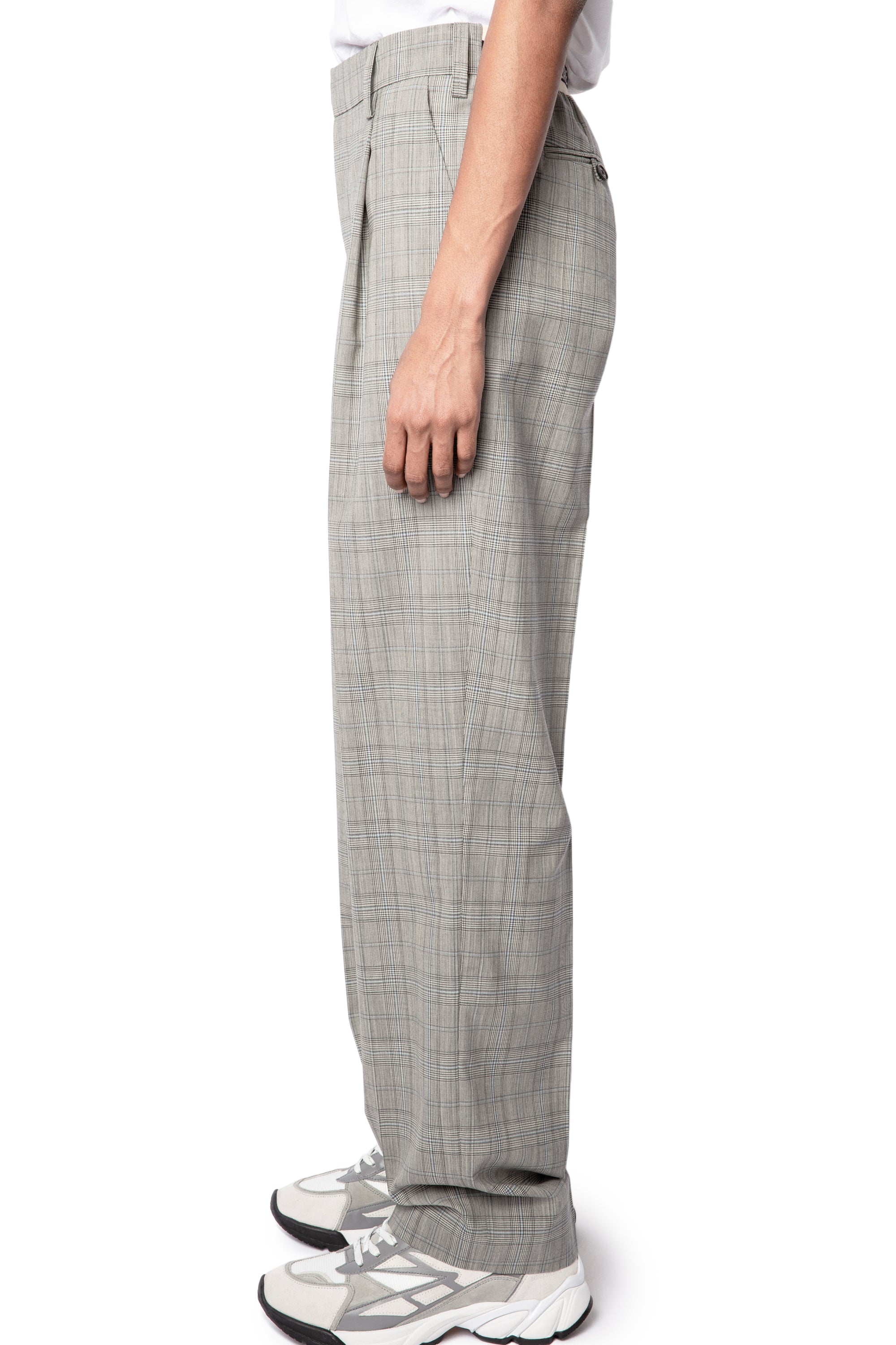Profil Car wool trousers - Grey