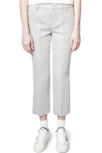 Posh Sparkle trousers in linen blend - Blue