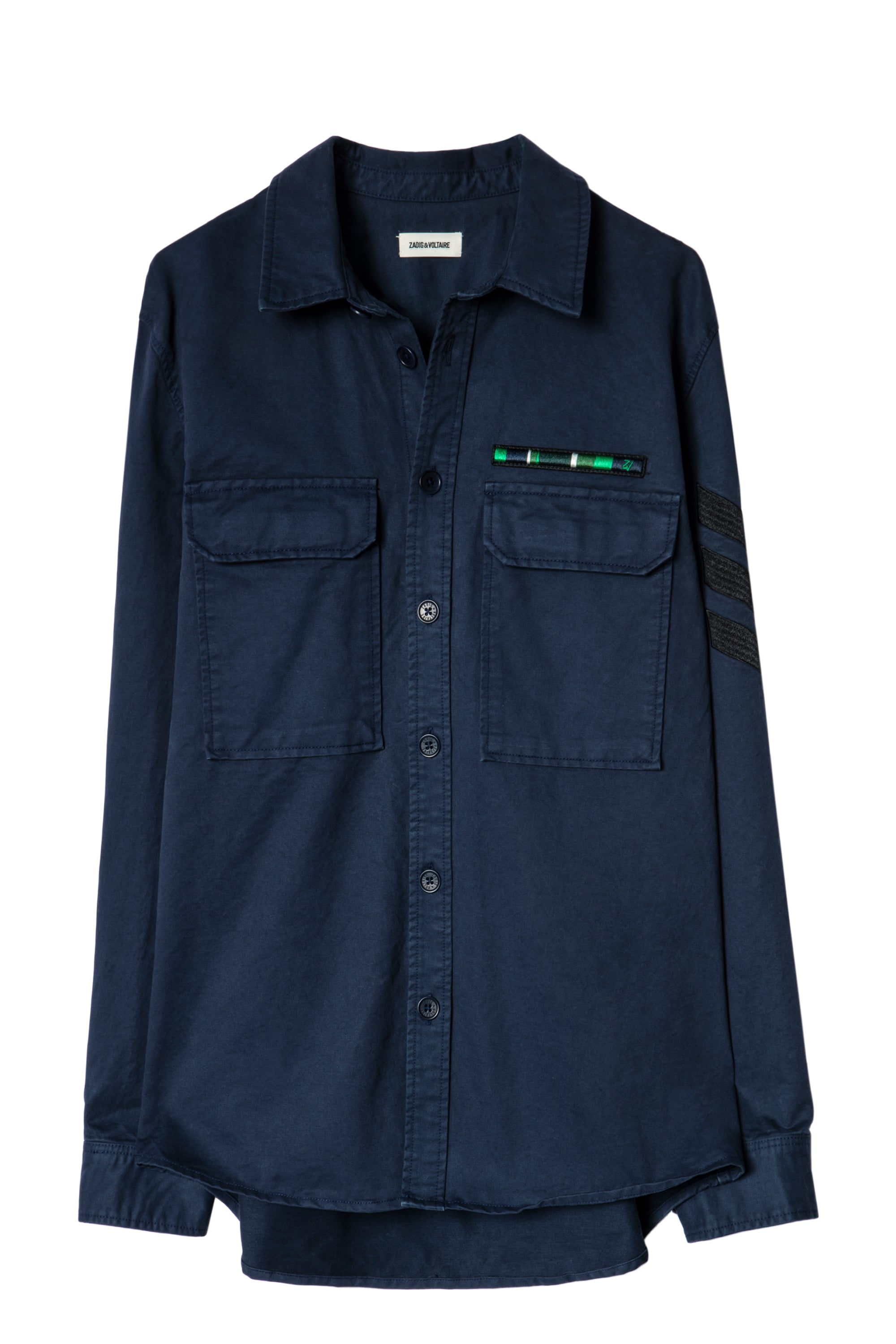 ZHORS LIGNE ENCRE SERGE MILI DYE CHEMISE