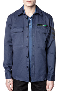 ZHORS LIGNE ENCRE SERGE MILI DYE CHEMISE